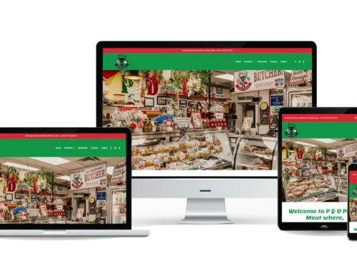 P & D Prime Meats Website Design